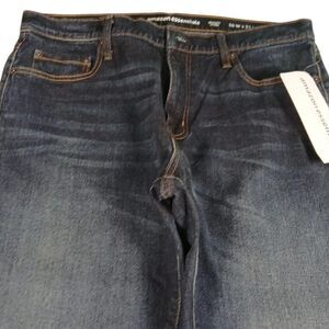 Amazon Essentials Men's New Dark Blue Boot Cut Jeans - 36x31